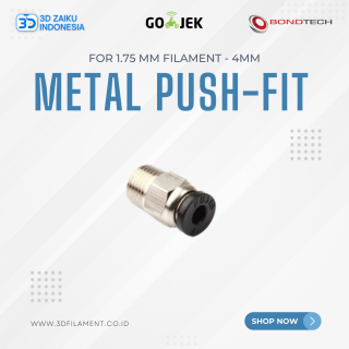 Original Bondtech Metal push-fit connector for 1.75 mm Filament - 4